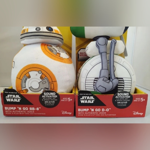 Disney Star Wars Bump 'N Go Action Plush: BB-8 and D-0 NWT - Picture 5 of 5